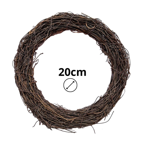Wianek z faszyny 20cm, podkład z faszyny