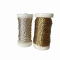 Druty florystyczne karbowany, srebrny 50g