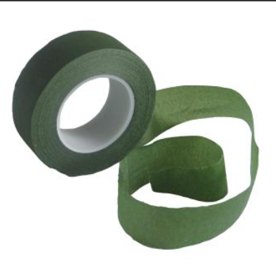 Taśma maskująca 2,6 cm zielona szeroka, 27m