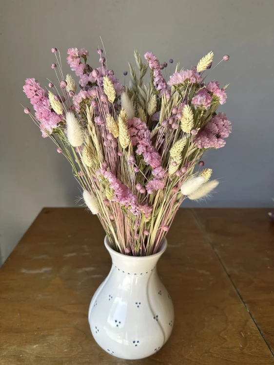 Bukiet suszonych kwiatów Lilac