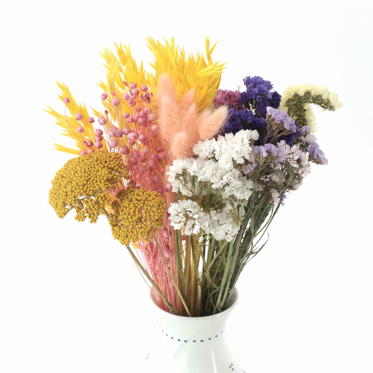 Zestaw suszonych kwiatów Mama Mia! - zatrwian, krwawnik, owies 