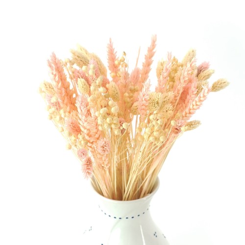 Bukiet suszonych kwiatów White&Pink