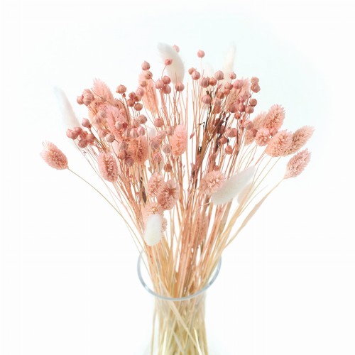 Bukiet suszonych kwiatów Pink