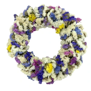 Dried wreath white - 30 cm (1)