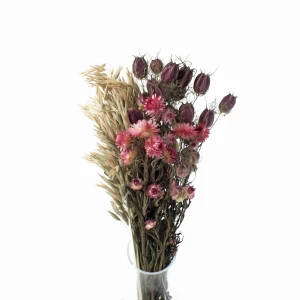 Dried flowers bouquet Siena size S - nigella, helichrysum, oats