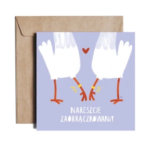 Karta okolicznościowa Zaobrączkowani