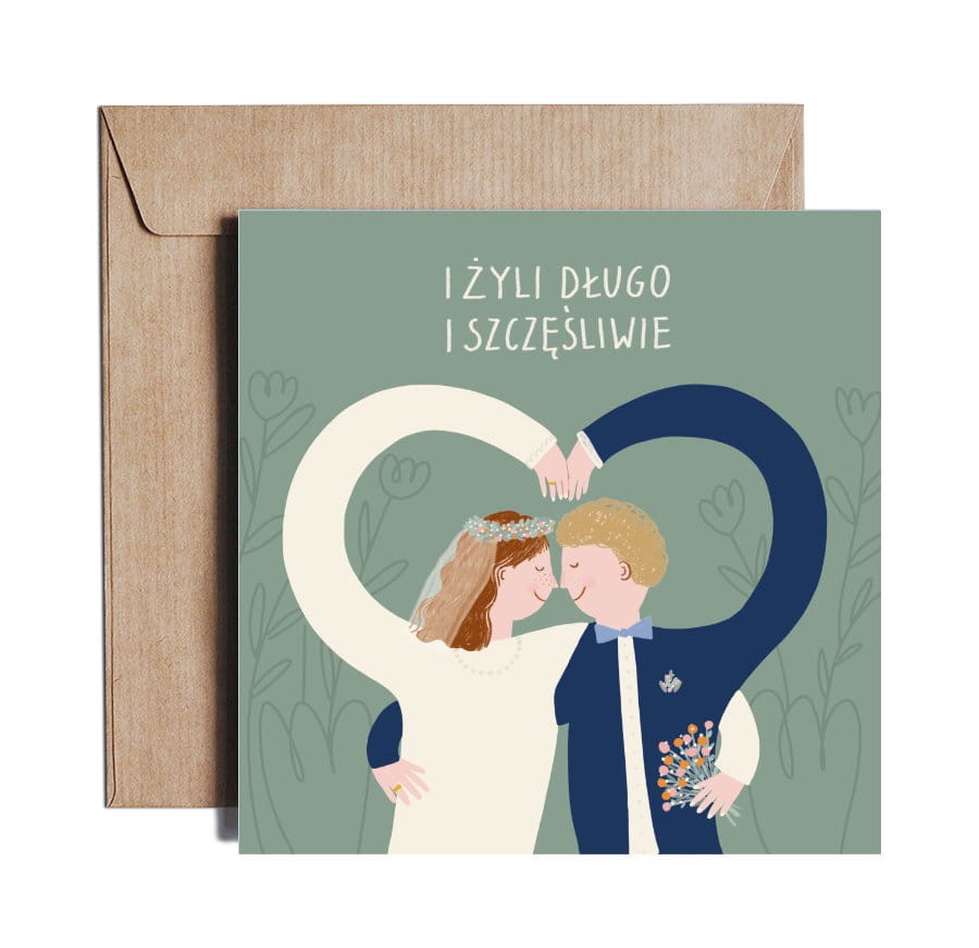 Karta okolicznościowa Długo i Szczęśliwie