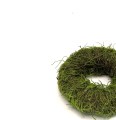 Wianek z faszyny 35 cm - zielony z dodatkiem mchu