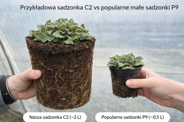 Szałwia omszona niebieska