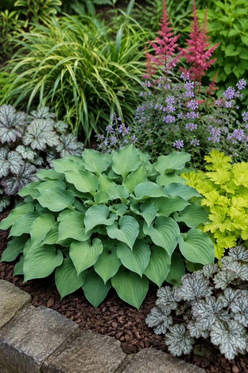 Funkia ogrodowa Hosta (Blue Mouse Ears)