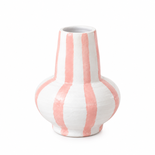 Wazon ceramiczny w paski