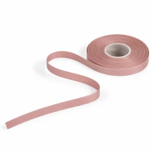 Wstążka rypsowa vintage róż 6 mm 22 mb 